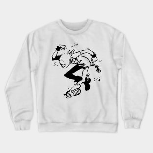 Pogo - Classic Iconic big punk logo - Black Crewneck Sweatshirt